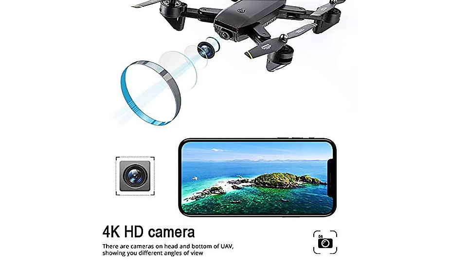 Flycam SG700-S Camera 4K, Cảm biến độ cao